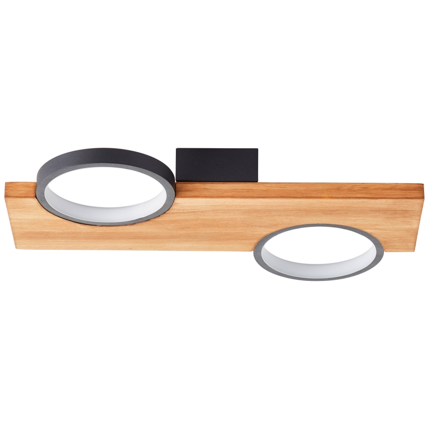 Brilliant - Plafón LED CHEESY LED/14W/230V pino - FSC Certificado