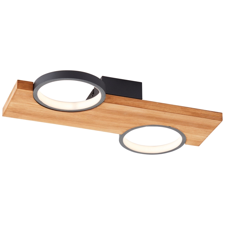 Brilliant - Plafón LED CHEESY LED/14W/230V pino - FSC Certificado