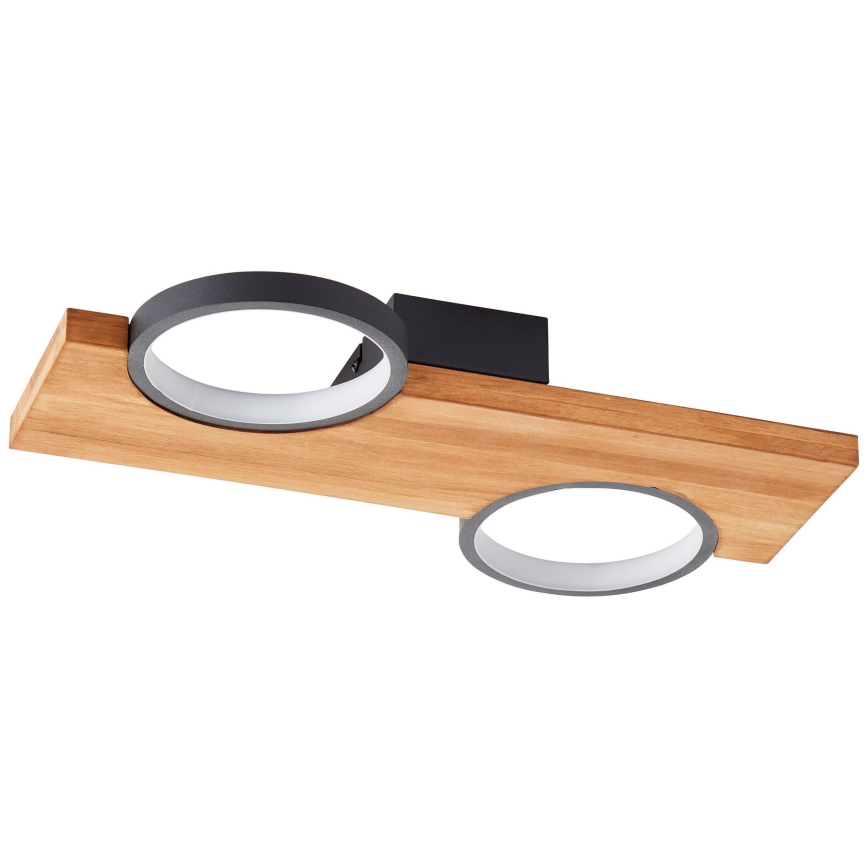 Brilliant - Plafón LED CHEESY LED/14W/230V pino - FSC Certificado