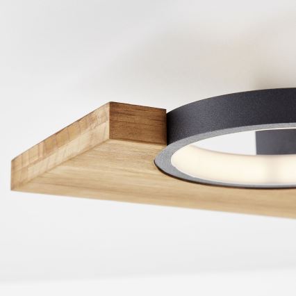 Brilliant - Plafón LED CHEESY LED/14W/230V pino - FSC Certificado