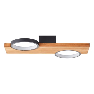 Brilliant - Plafón LED CHEESY LED/14W/230V pino - FSC Certificado