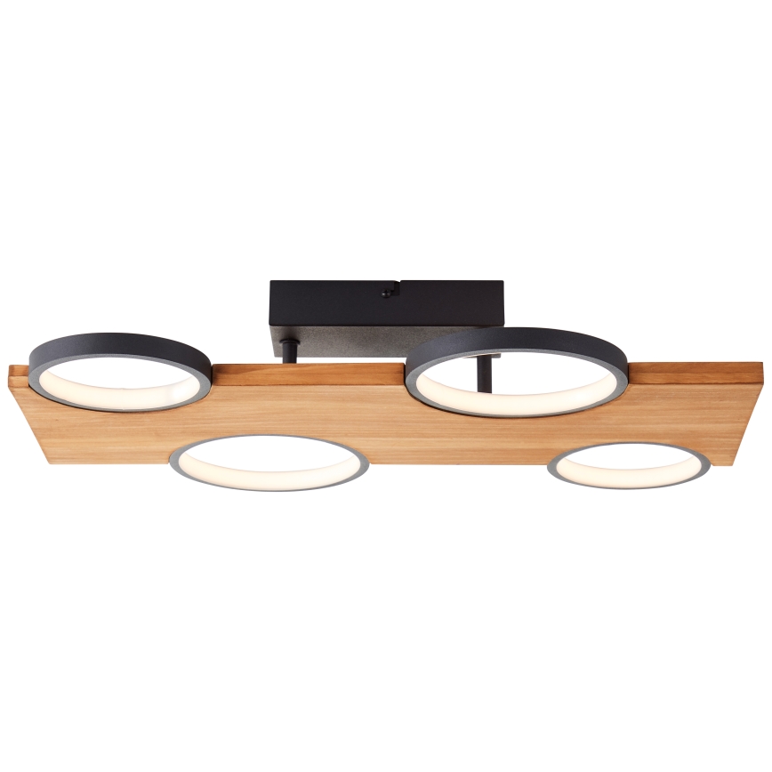 Brilliant - Plafón LED CHEESY LED/28W/230V pino - FSC Certificado