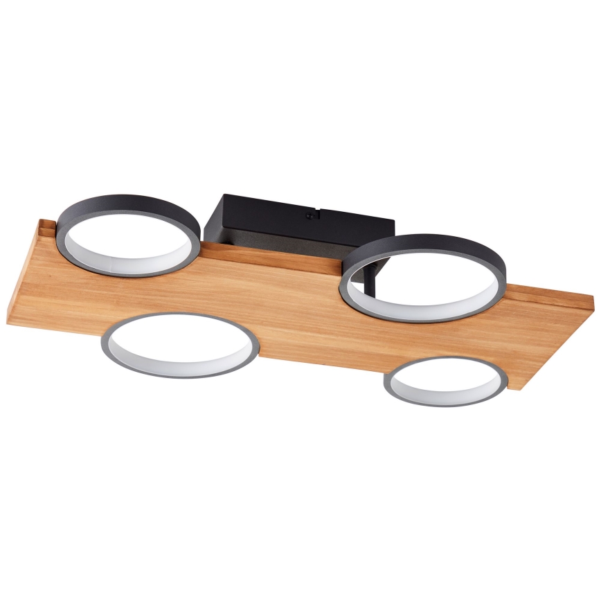 Brilliant - Plafón LED CHEESY LED/28W/230V pino - FSC Certificado