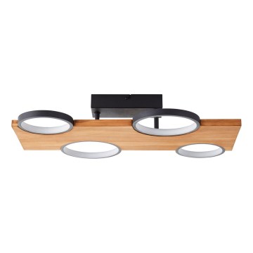 Brilliant - Plafón LED CHEESY LED/28W/230V pino - FSC Certificado
