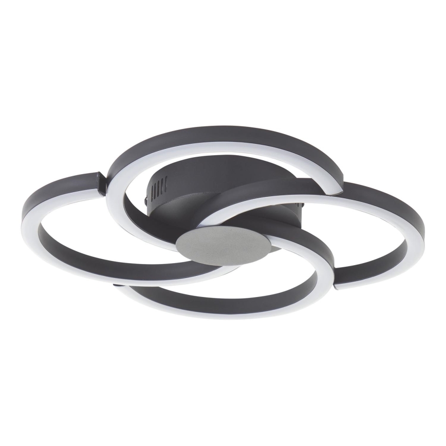Brilliant - Plafón LED FICO LED/22W/230V diá. 34 cm negro