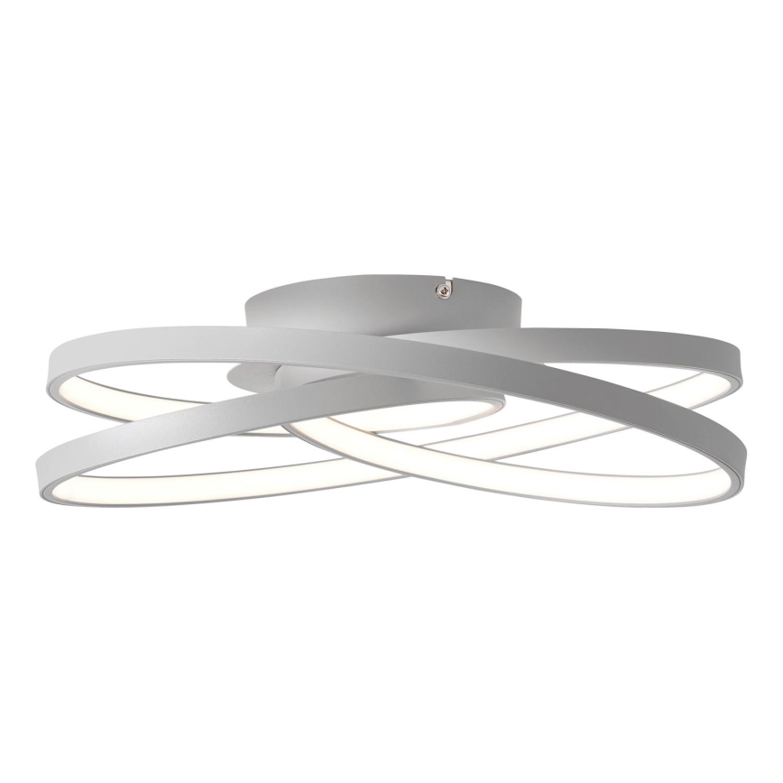 Brilliant - Plafón LED LABYRINTH LED/40W/230V diá. 39,5 cm gris