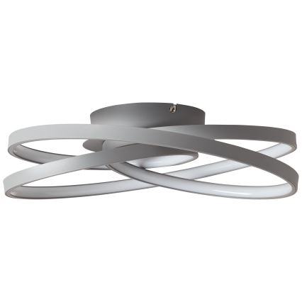 Brilliant - Plafón LED LABYRINTH LED/40W/230V diá. 39,5 cm gris