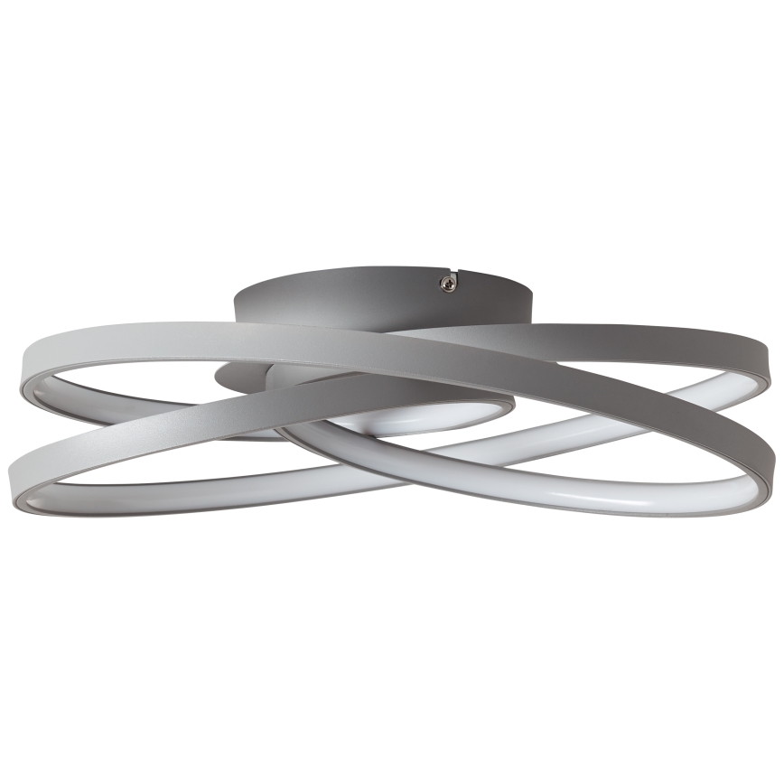 Brilliant - Plafón LED LABYRINTH LED/40W/230V diá. 39,5 cm gris