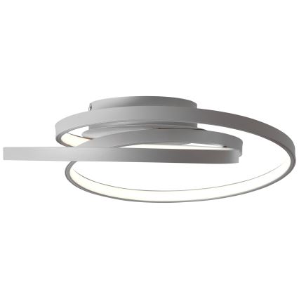 Brilliant - Plafón LED LABYRINTH LED/40W/230V diá. 39,5 cm gris