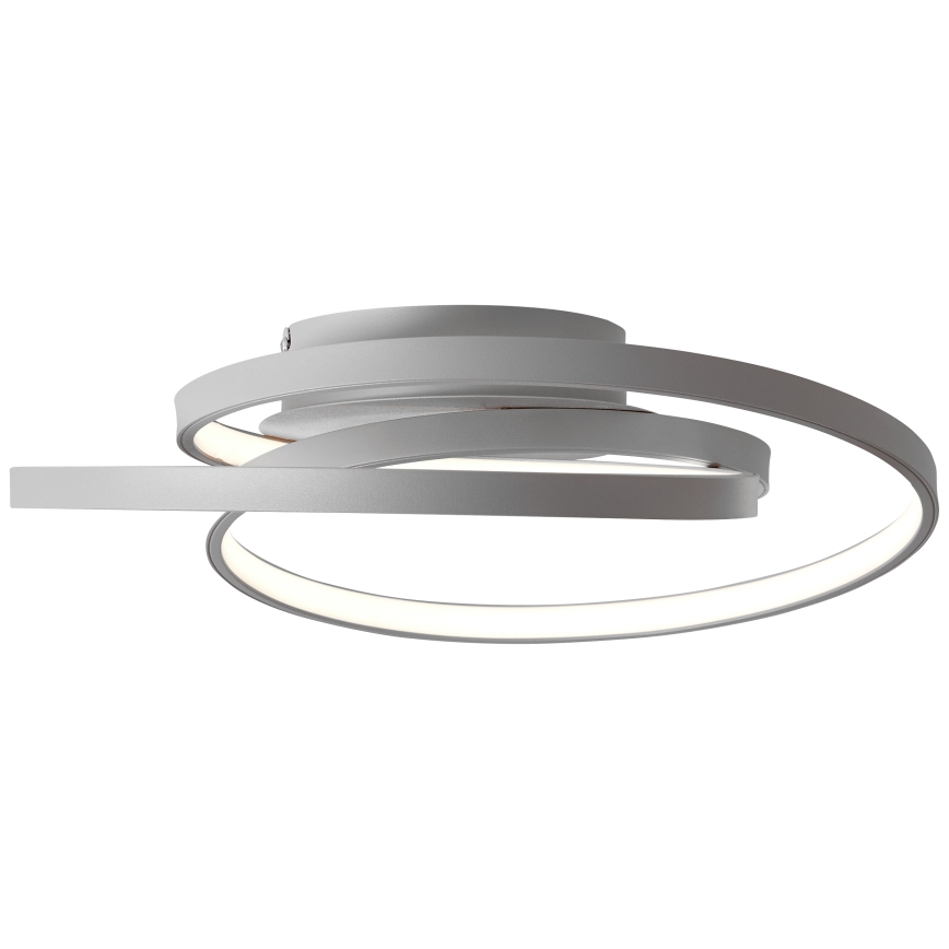 Brilliant - Plafón LED LABYRINTH LED/40W/230V diá. 39,5 cm gris