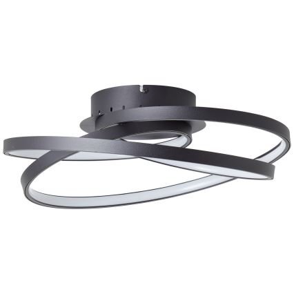 Brilliant - Plafón LED LABYRINTH LED/40W/230V diá. 39,5 cm negro