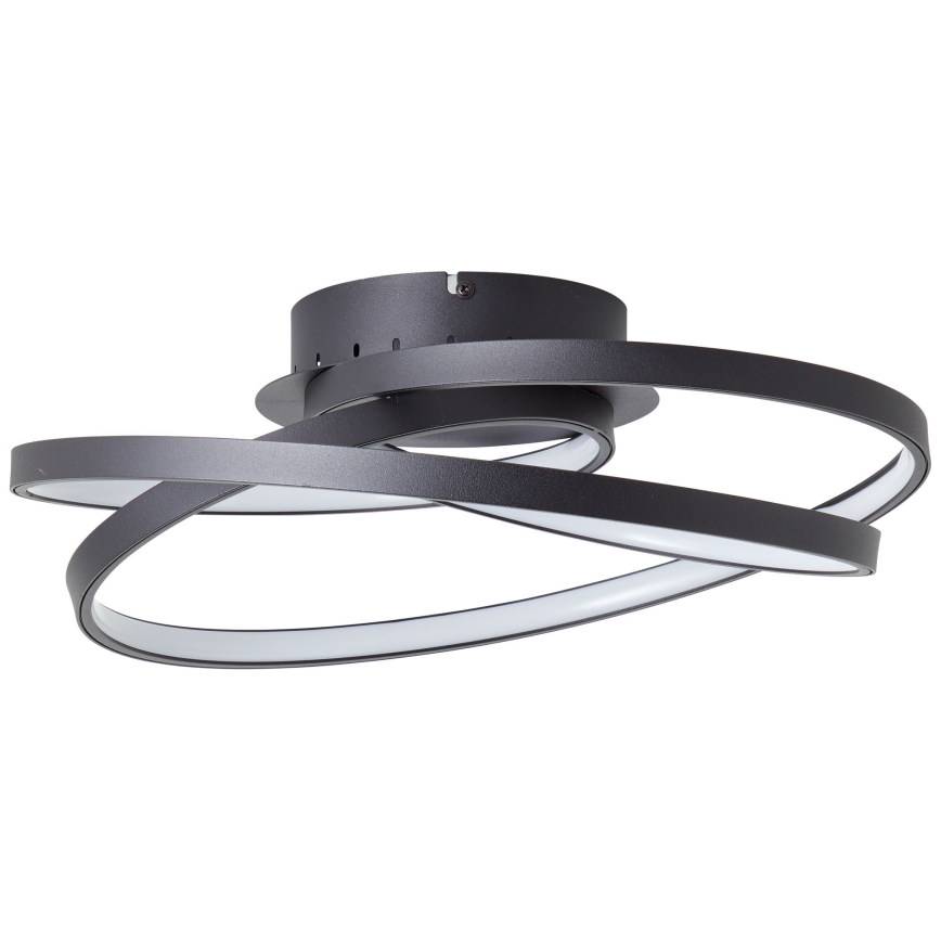 Brilliant - Plafón LED LABYRINTH LED/40W/230V diá. 39,5 cm negro