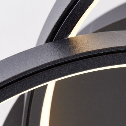 Brilliant - Plafón LED LABYRINTH LED/40W/230V diá. 39,5 cm negro