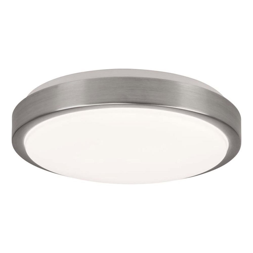 Brilliant - Plafón LED LIVIUS LED/18W/230V diá. 28 cm 3000K cromo mate
