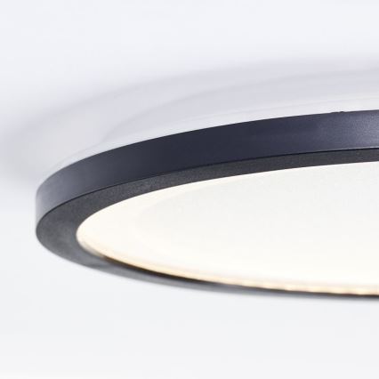 Brilliant - Plafón LED MOSAKO LED/16W/230V 3000K diá. 25 cm negro