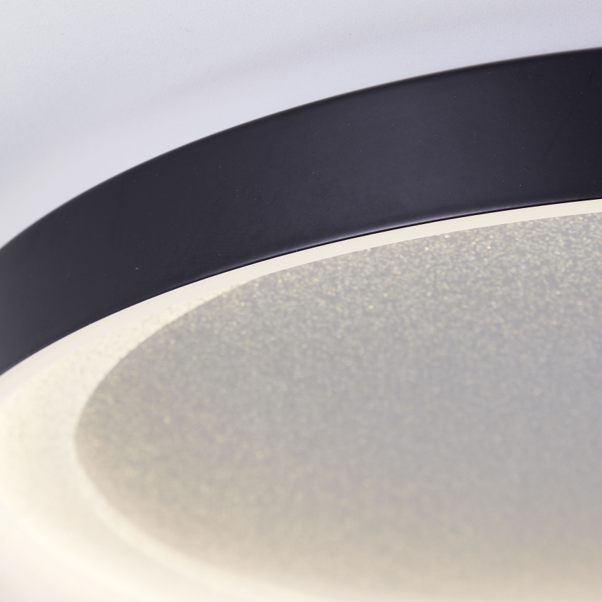 Brilliant - Plafón LED QUITO LED/24W/230V 3000K diá. 33 cm negro