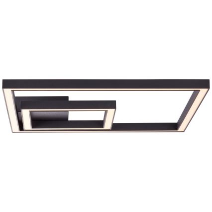 Brilliant - Plafón LED QUON LED/24W/230V 3000K 40x40 cm negro