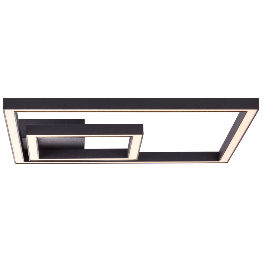 Brilliant - Plafón LED QUON LED/24W/230V 3000K 40x40 cm negro