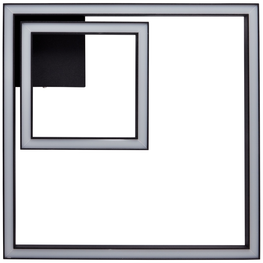 Brilliant - Plafón LED QUON LED/24W/230V 3000K 40x40 cm negro