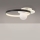 Brilliant - Plafón LED regulable ATLANTA LED/24W/230V negro/blanco