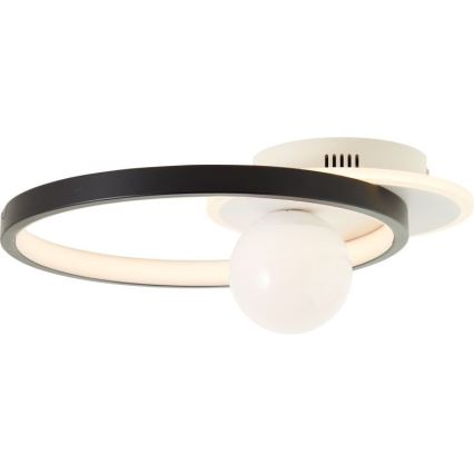 Brilliant - Plafón LED regulable ATLANTA LED/24W/230V negro/blanco