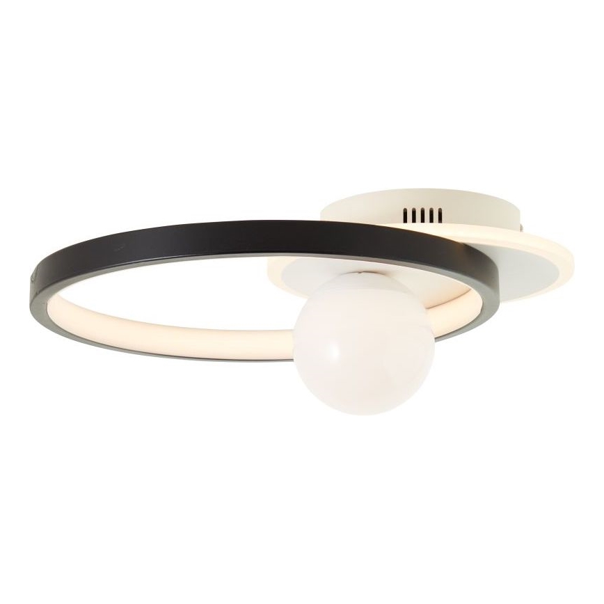 Brilliant - Plafón LED regulable ATLANTA LED/24W/230V negro/blanco