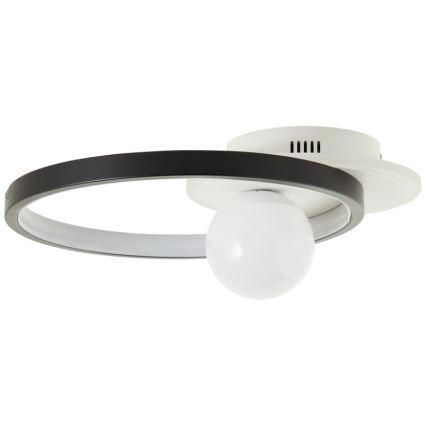 Brilliant - Plafón LED regulable ATLANTA LED/24W/230V negro/blanco