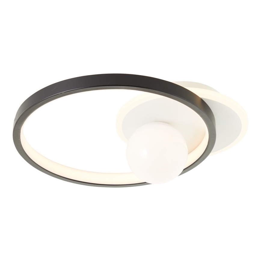Brilliant - Plafón LED regulable ATLANTA LED/24W/230V negro/blanco