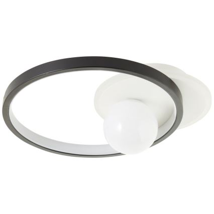 Brilliant - Plafón LED regulable ATLANTA LED/24W/230V negro/blanco