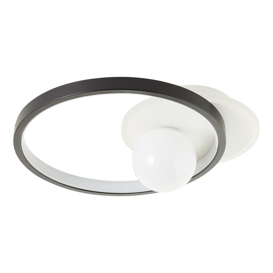 Brilliant - Plafón LED regulable ATLANTA LED/24W/230V negro/blanco
