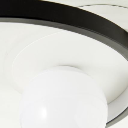 Brilliant - Plafón LED regulable ATLANTA LED/24W/230V negro/blanco