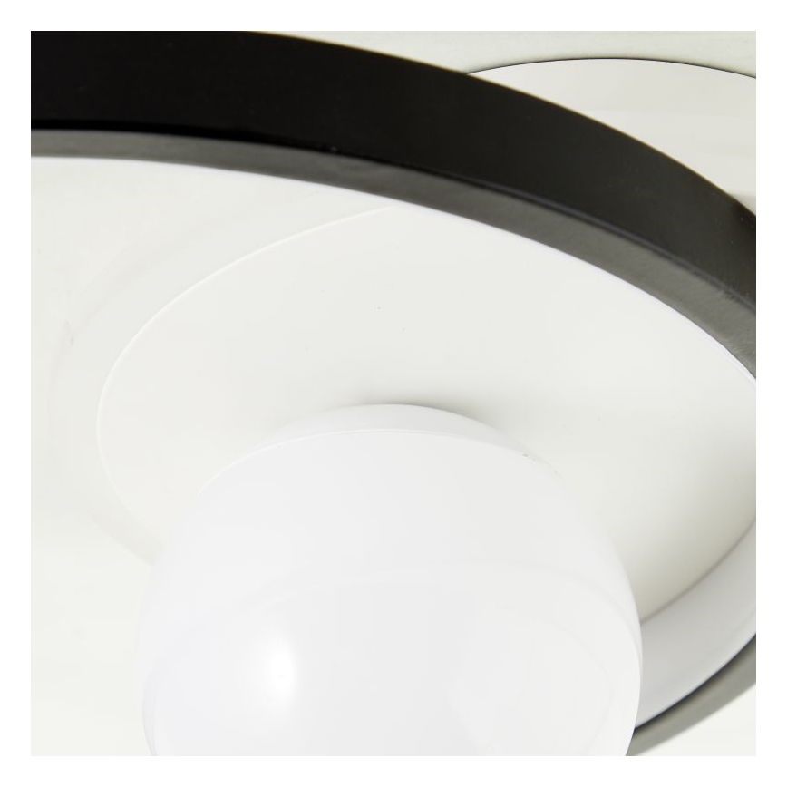 Brilliant - Plafón LED regulable ATLANTA LED/24W/230V negro/blanco