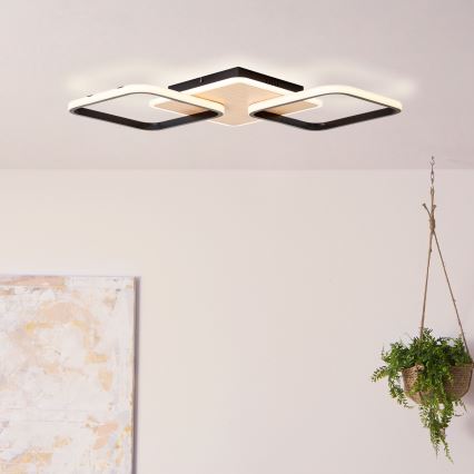 Brilliant - Plafón LED regulable DENNET LED/40W/230V 3000K 62x62 cm