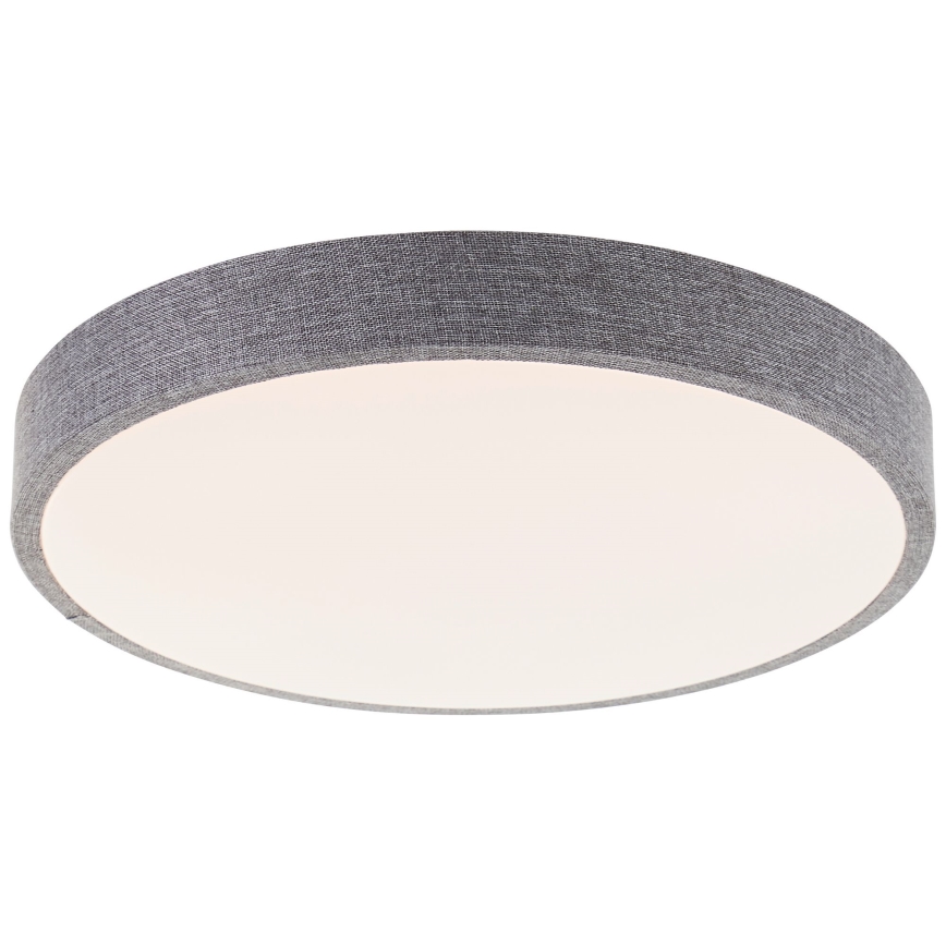 Brilliant - Plafón LED regulable FILIZ LED/24W/230V diá. 38,5 cm gris