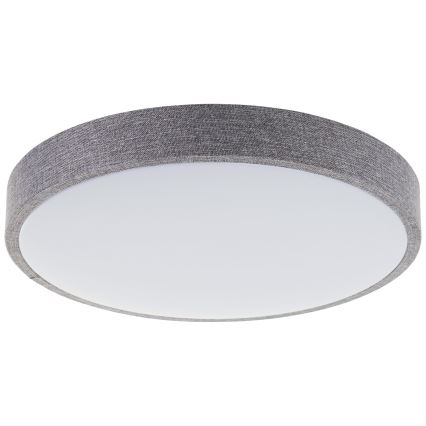 Brilliant - Plafón LED regulable FILIZ LED/24W/230V diá. 38,5 cm gris
