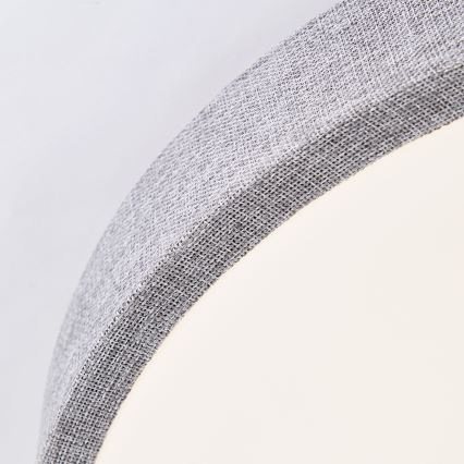 Brilliant - Plafón LED regulable FILIZ LED/24W/230V diá. 38,5 cm gris
