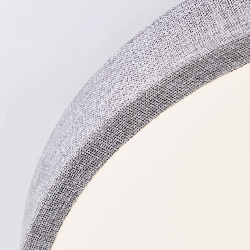 Brilliant - Plafón LED regulable FILIZ LED/24W/230V diá. 38,5 cm gris