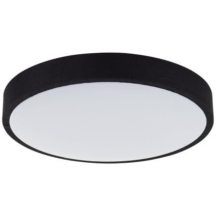 Brilliant - Plafón LED regulable FILIZ LED/24W/230V diá. 38,5 cm negro