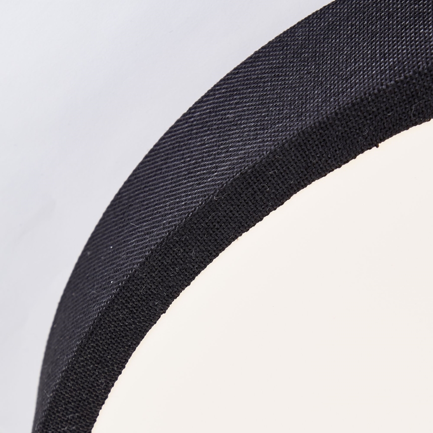 Brilliant - Plafón LED regulable FILIZ LED/24W/230V diá. 38,5 cm negro