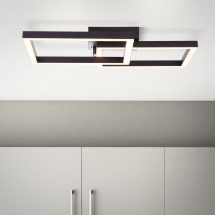 Brilliant - Plafón LED regulable KJORN LED/32W/230V 3000K negro