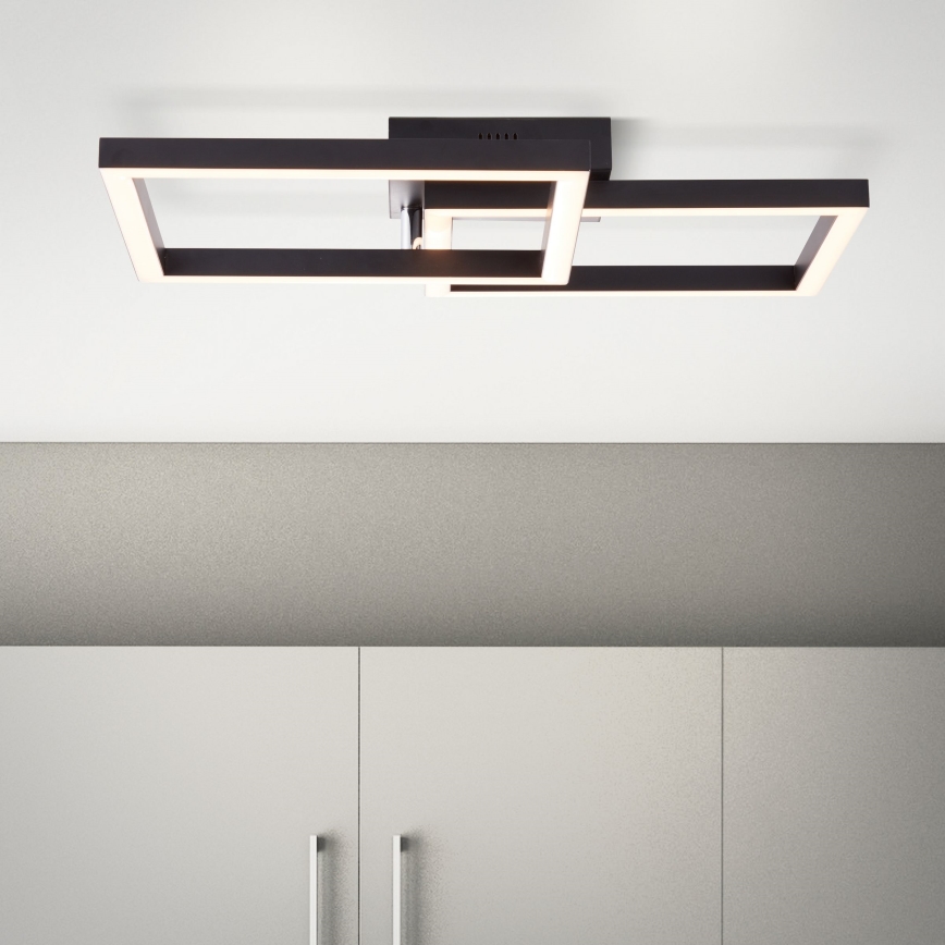 Brilliant - Plafón LED regulable KJORN LED/32W/230V 3000K negro