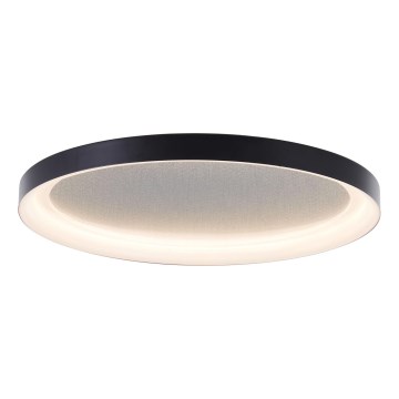 Brilliant - Plafón LED regulable QUITO LED/30W/230V 3000K diá. 42 cm negro