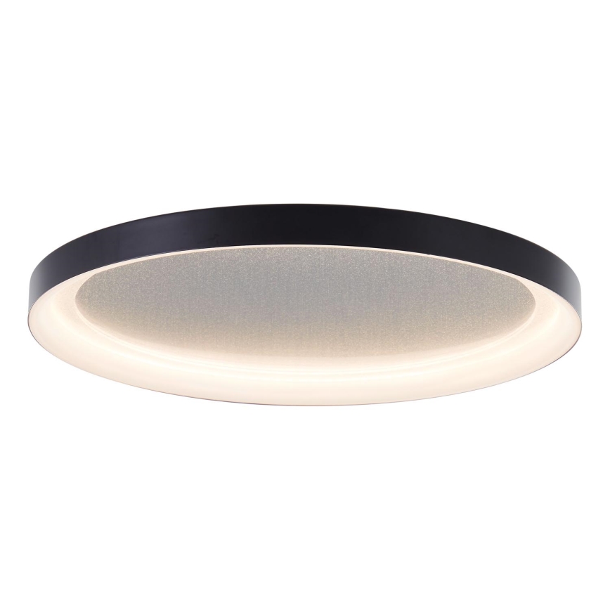 Brilliant - Plafón LED regulable QUITO LED/30W/230V 3000K diá. 42 cm negro