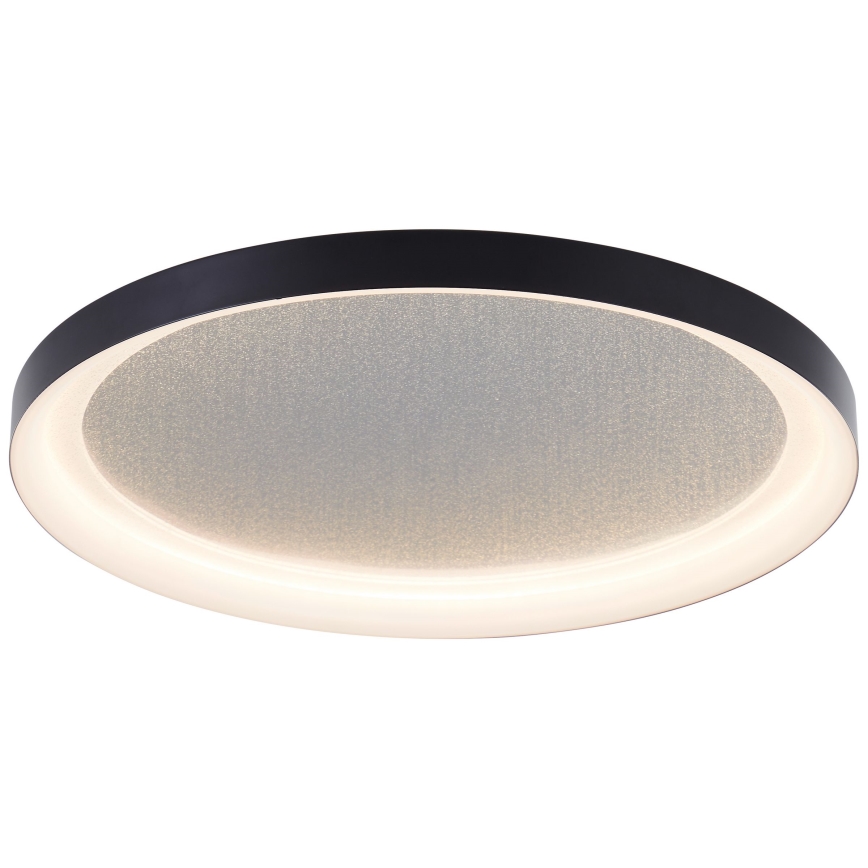 Brilliant - Plafón LED regulable QUITO LED/30W/230V 3000K diá. 42 cm negro