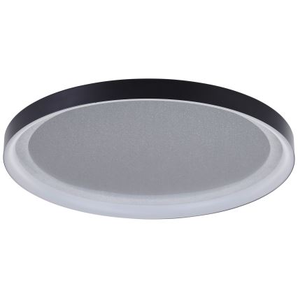 Brilliant - Plafón LED regulable QUITO LED/30W/230V 3000K diá. 42 cm negro