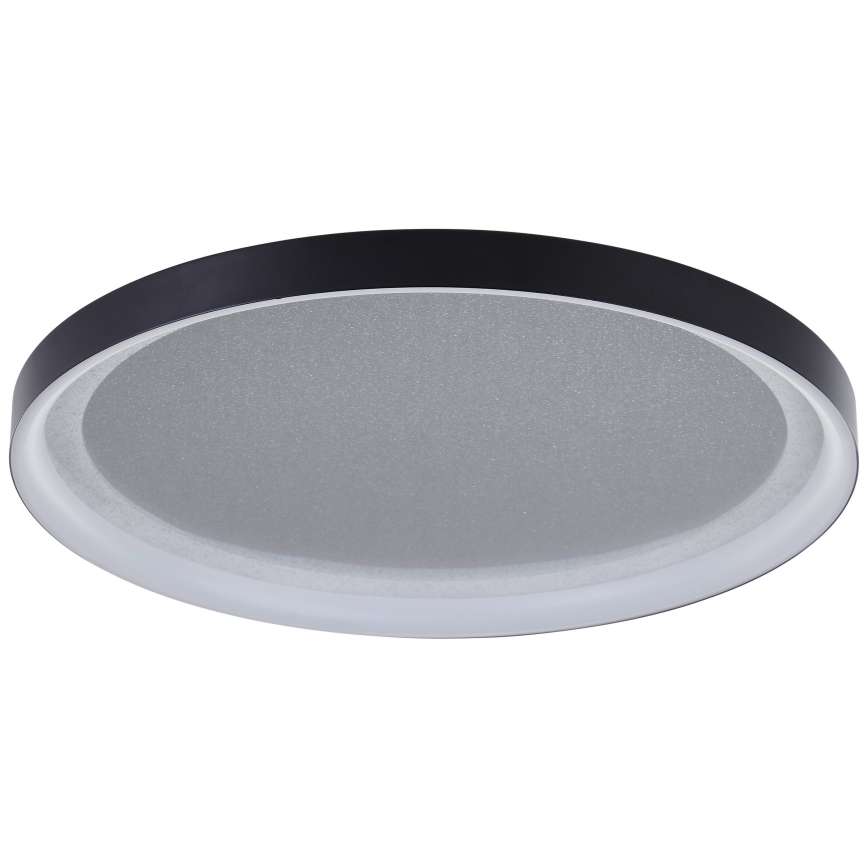 Brilliant - Plafón LED regulable QUITO LED/30W/230V 3000K diá. 42 cm negro