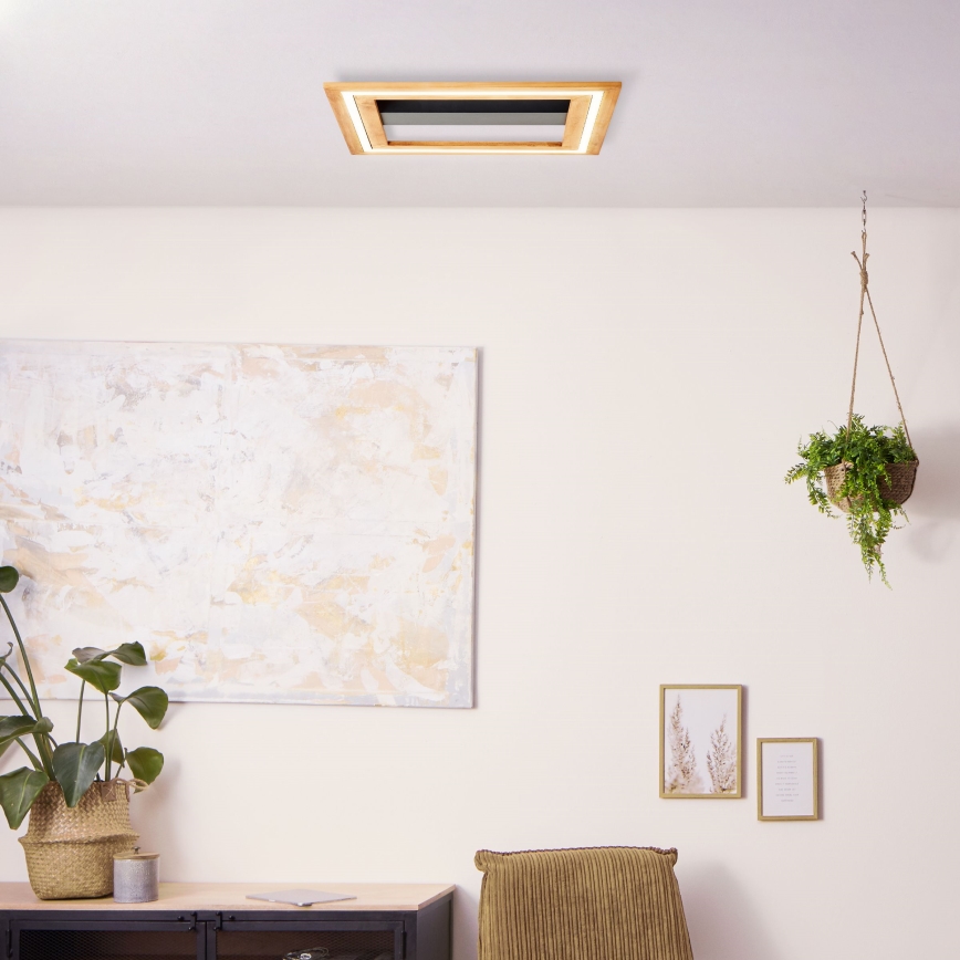 Brilliant - Plafón LED regulable RHEA LED/24W/230V 3000K 45x45 cm - FSC Certificado
