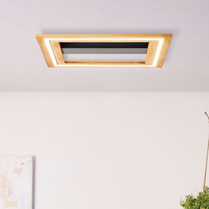 Brilliant - Plafón LED regulable RHEA LED/24W/230V 3000K 45x45 cm - FSC Certificado