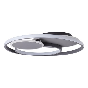 Brilliant - Plafón LED regulable RUNDA LED/50W/230V 3000-6500K negro + control remoto