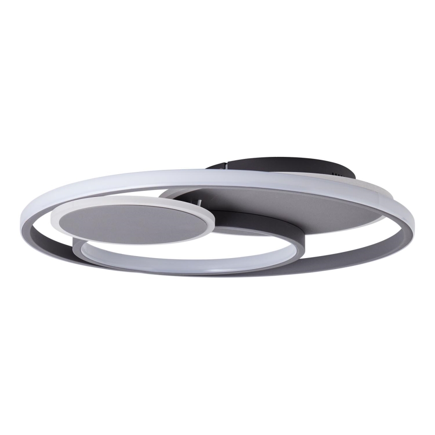 Brilliant - Plafón LED regulable RUNDA LED/50W/230V 3000-6500K negro + control remoto